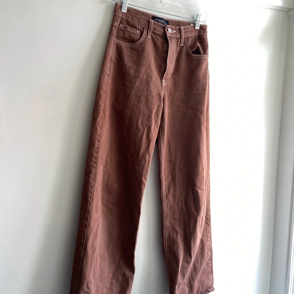 Just Black Denim Chocolate Denim Jeans - Picture 1 of 5